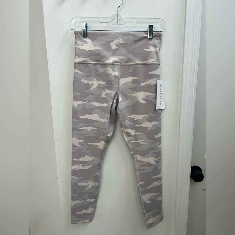 NWT Athleta Grey Camo Elation 7/8 Tight Leggings